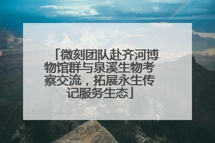 微刻团队赴齐河博物馆群与泉溪生物考察交流，拓展永生传记服务生态